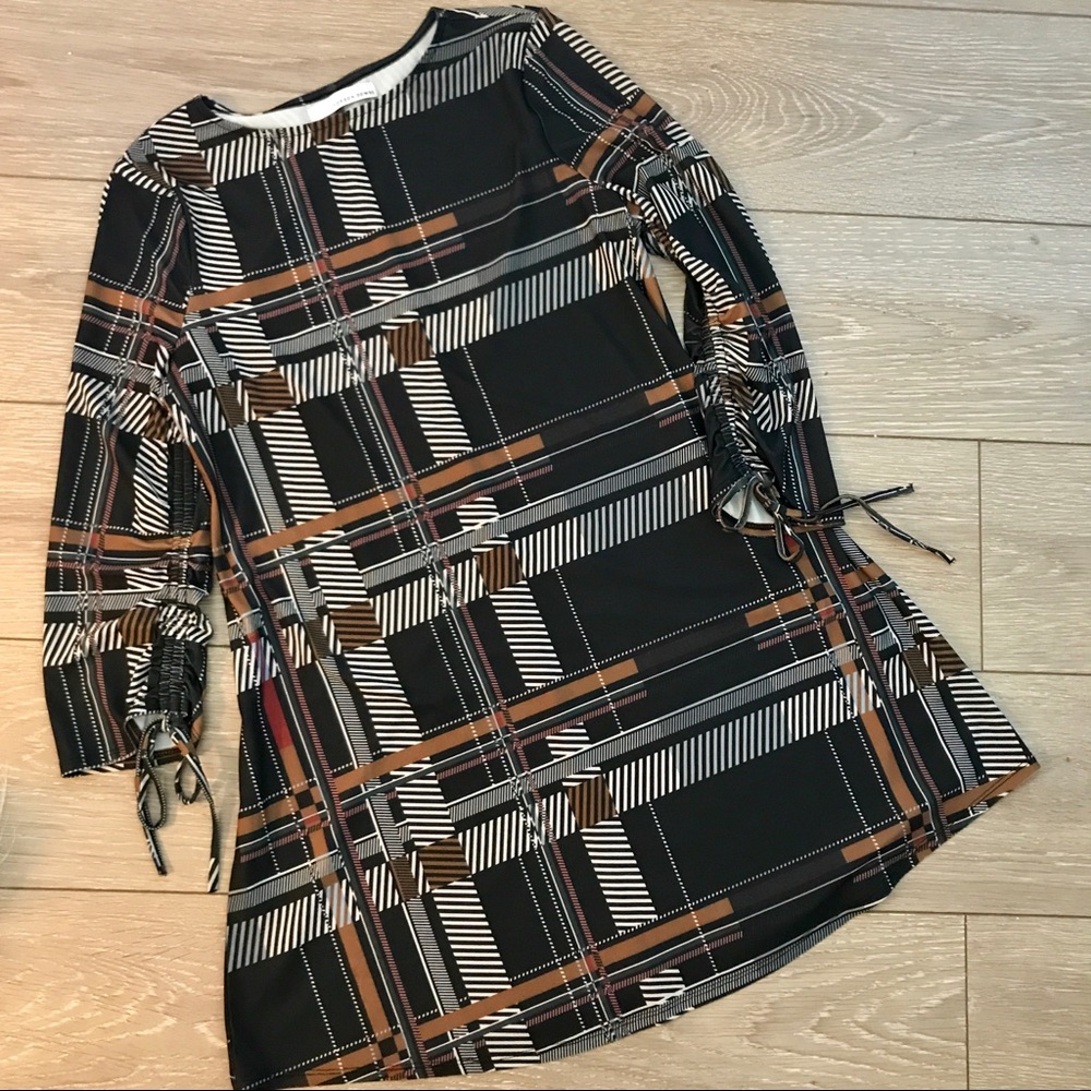 Black Plaid Tunic